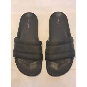 Maison Margiela Size 41 EU/8 US Padded Flip Flops Slides Sandals Black Pool